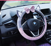 Cute Cat Ear Steering Wheel Cover