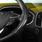 Automobile steering wheel cover