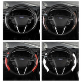 Automobile steering wheel cover
