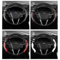 Automobile steering wheel cover