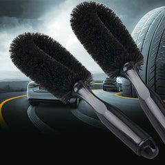 Car wheel brush