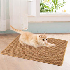 KittyHaven™ |-Elevate Your Cat's World with KittyHaven™ - The Ultimate Sisal Cat Scratching Mat!