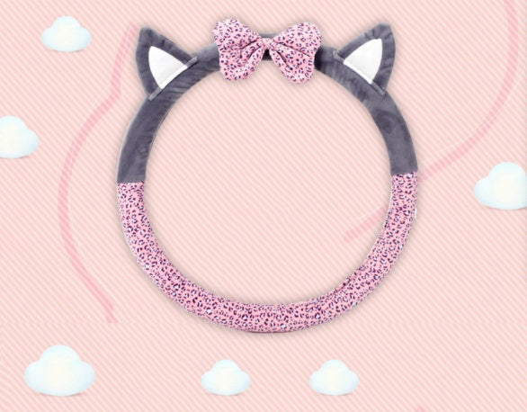 Cute Cat Ear Steering Wheel Cover