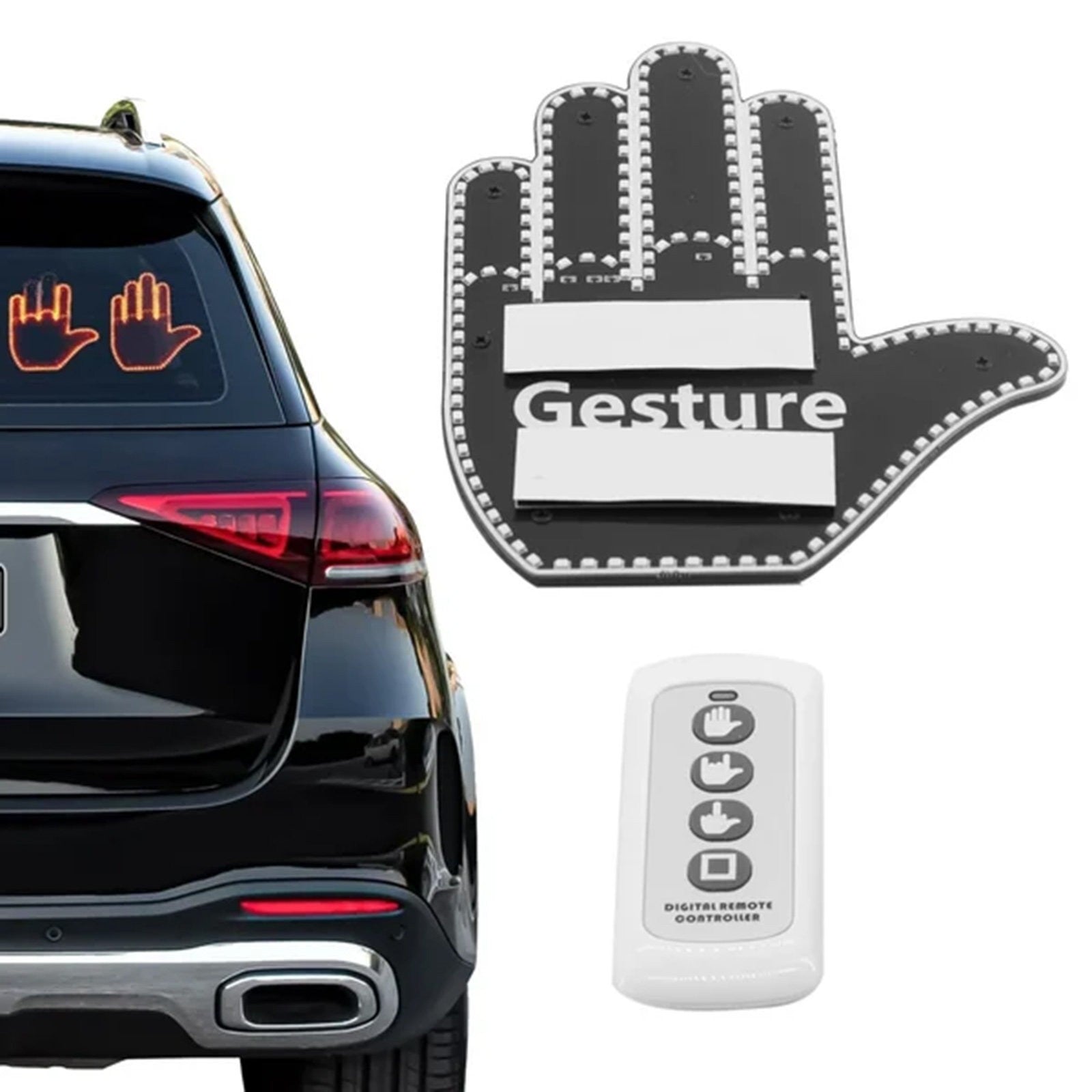Car Finger Lights Gesture