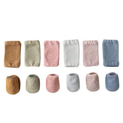 Children's Knee Pad Terry Floor Socks Set Protection
