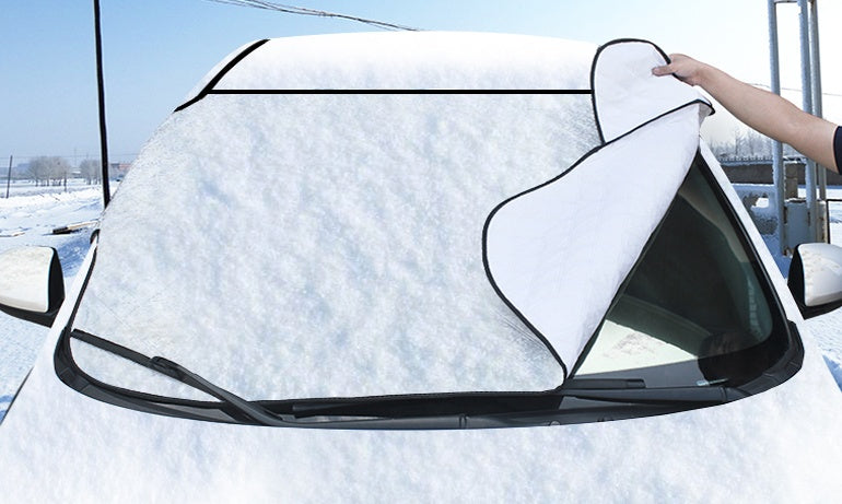 Car snow block front windshield