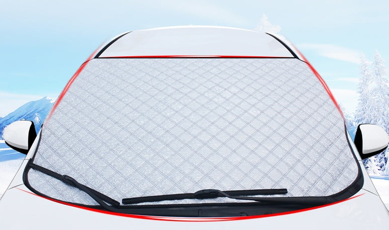 Car snow block front windshield