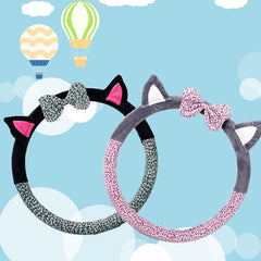 Cute Cat Ear Steering Wheel Cover