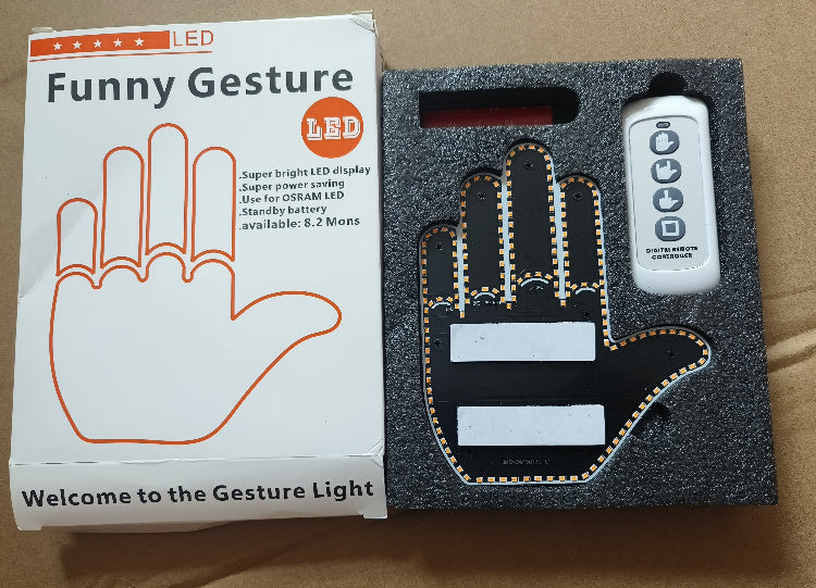 Car Finger Lights Gesture
