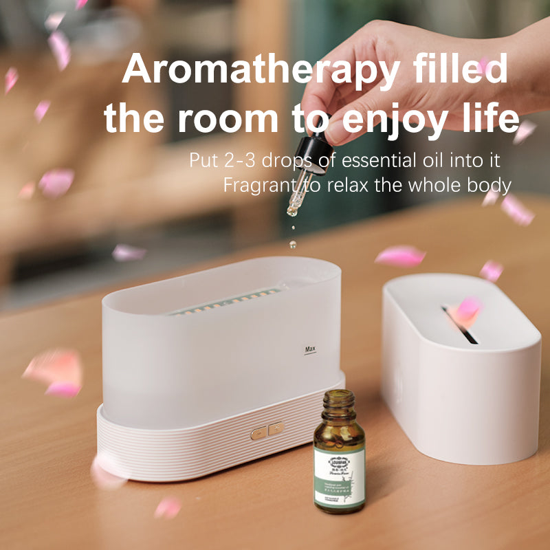 Fire Flame Humidifier Aroma Diffuser 2022 Air Essential Oil Ultrasonic Humidifier